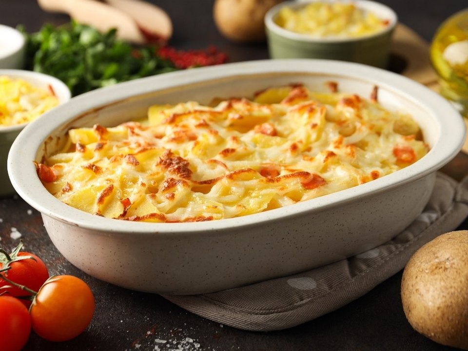 Accord mets et vins avec un gratin de pommes de terre