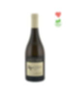 Bouteille Chardonnay "En Quatre Vis" 2022 du Domaine des Marnes Blanches vue de face. Sigles vin bio et coup de cœur présents