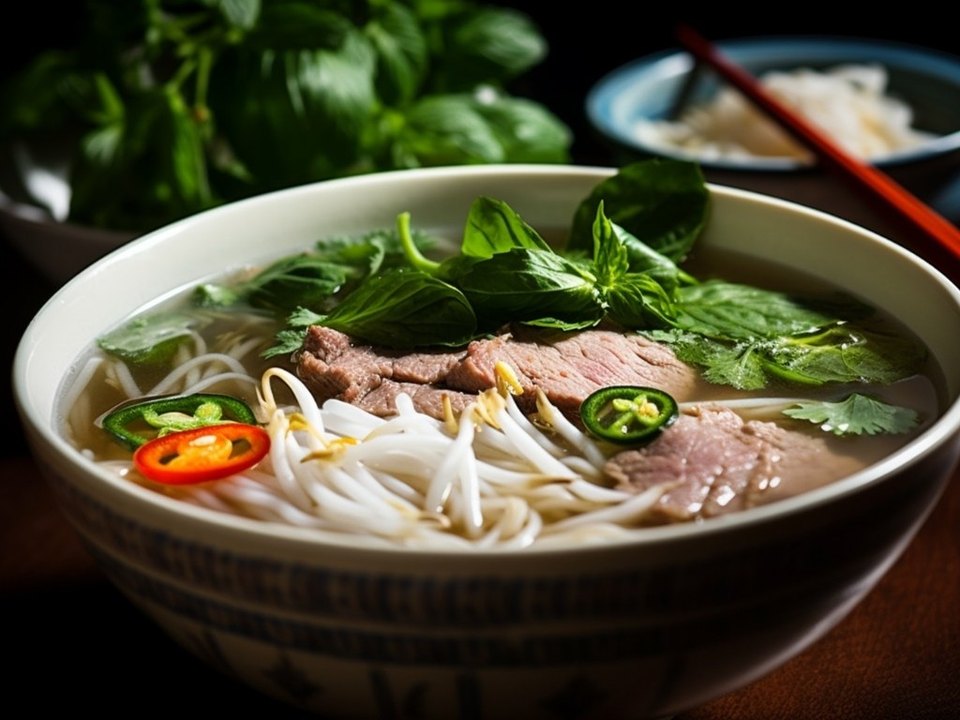 Accord mets et vins avec un pho vietnamien