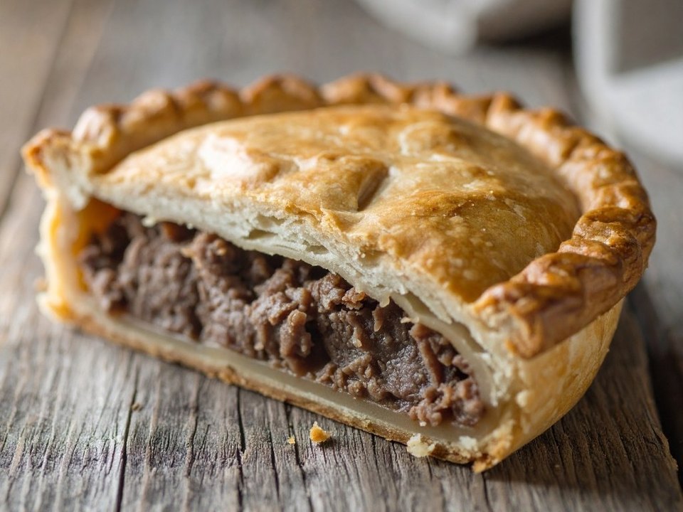 Accord mets et vins avec une tourte à la viande