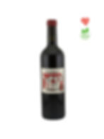 Bouteille de vin rouge Terroirist Climatique du Domaine Plageoles vue de face. Sigles vin bio et coup de cœur présents.