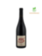 Bouteille de vin rouge Large Soif 2022 de Terra Vita Vinum vue de face. Les sigles vin bio et vin biodynamique sont présents.