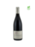 Bouteille de Pinot Noir 2023 du domaine Le Rocher des Violettes vue de face. Logo bio présent.