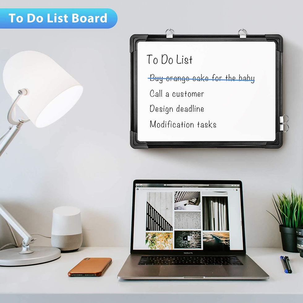 Thumbnail: Magnetic Hanging Double-Sided Whiteboard 16 x 12