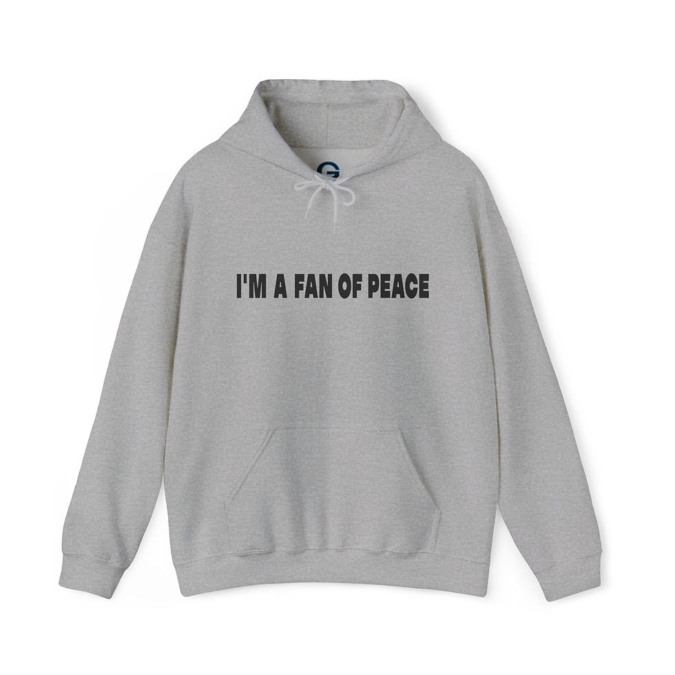 Thumbnail: I'm A Fan of Peace™ Hooded Sweatshirt