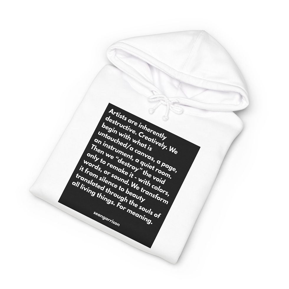 Thumbnail: “Artists Are Inherently Destructive™” Hoodie