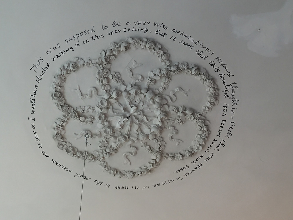 Ceiling art at Casino Luxembourg