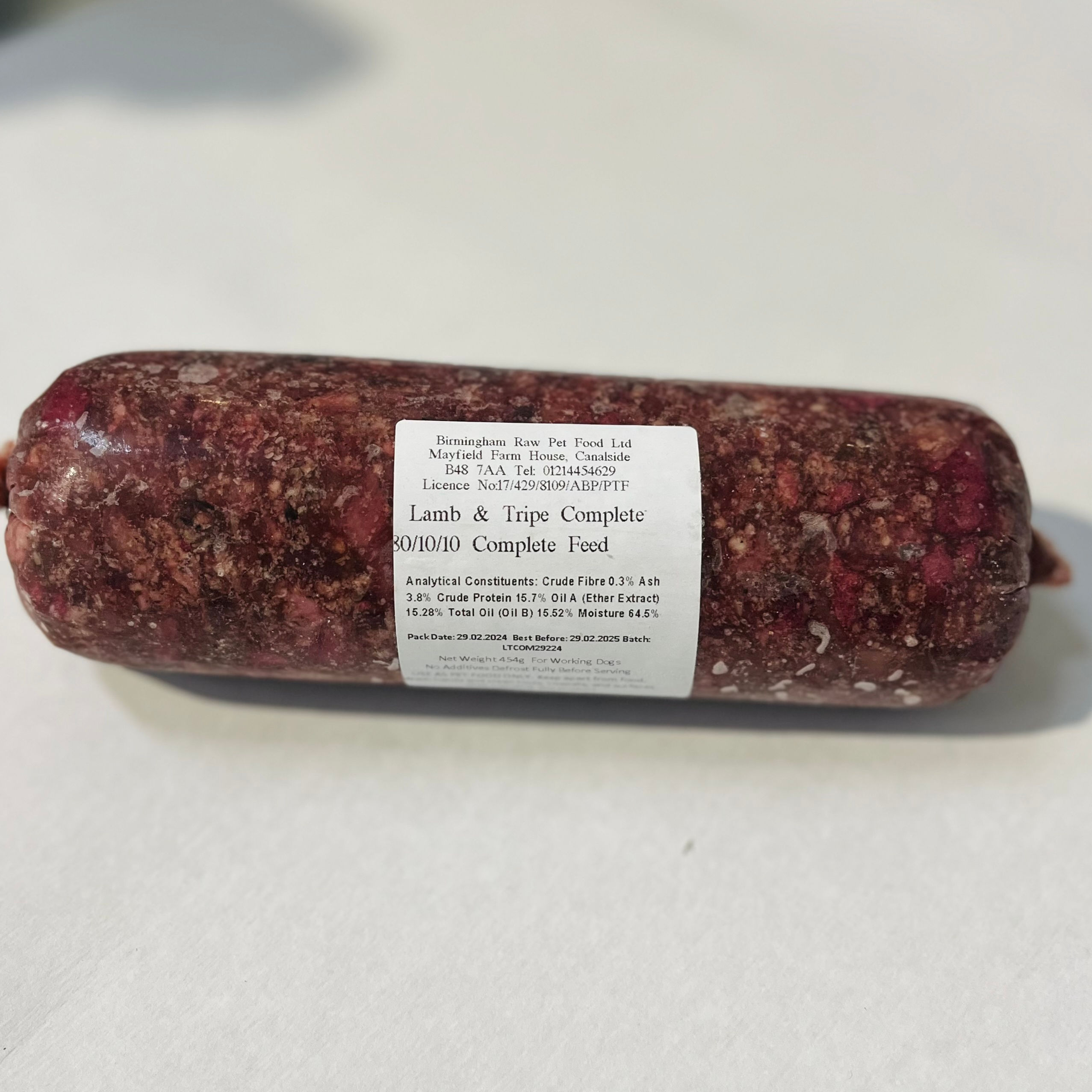 Birmingham Raw Lamb & Tripe Complete