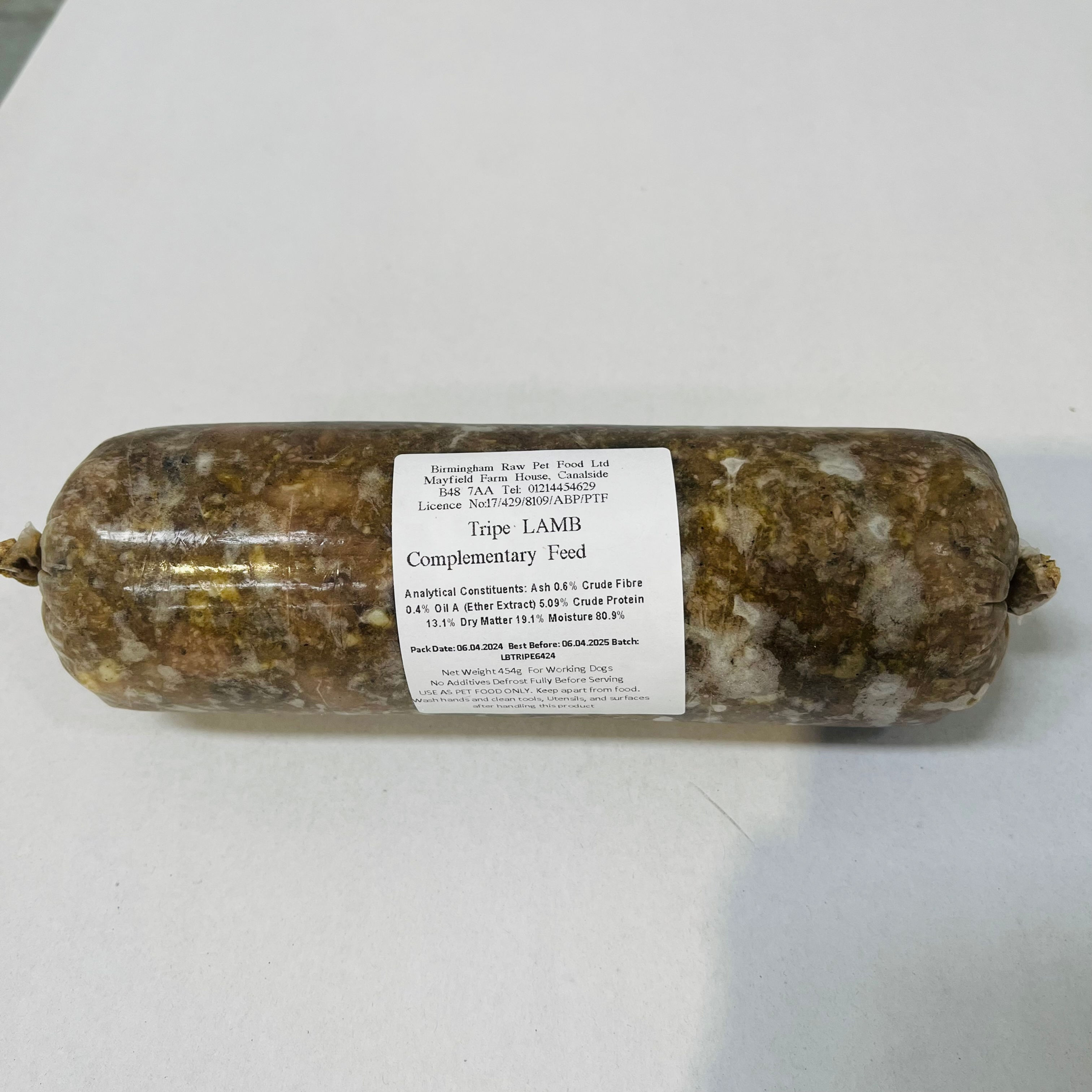 Birmingham Raw Lamb Tripe Mince