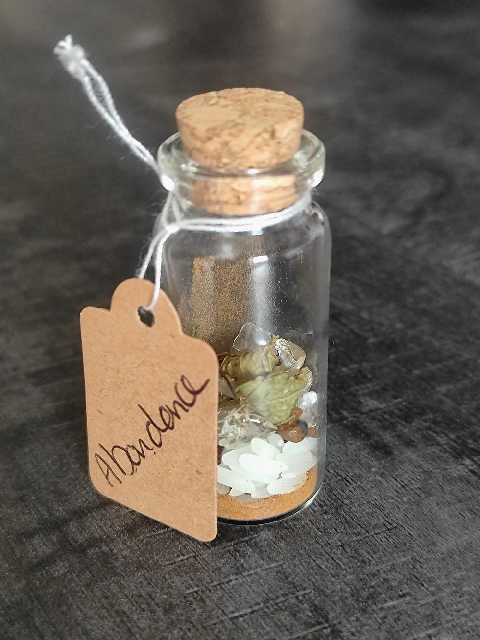 Thumbnail: Fiole protection spell jars, fiole de sorcière