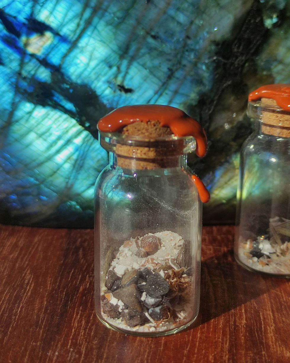 Thumbnail: Fiole de sorcière spell jars, abondance