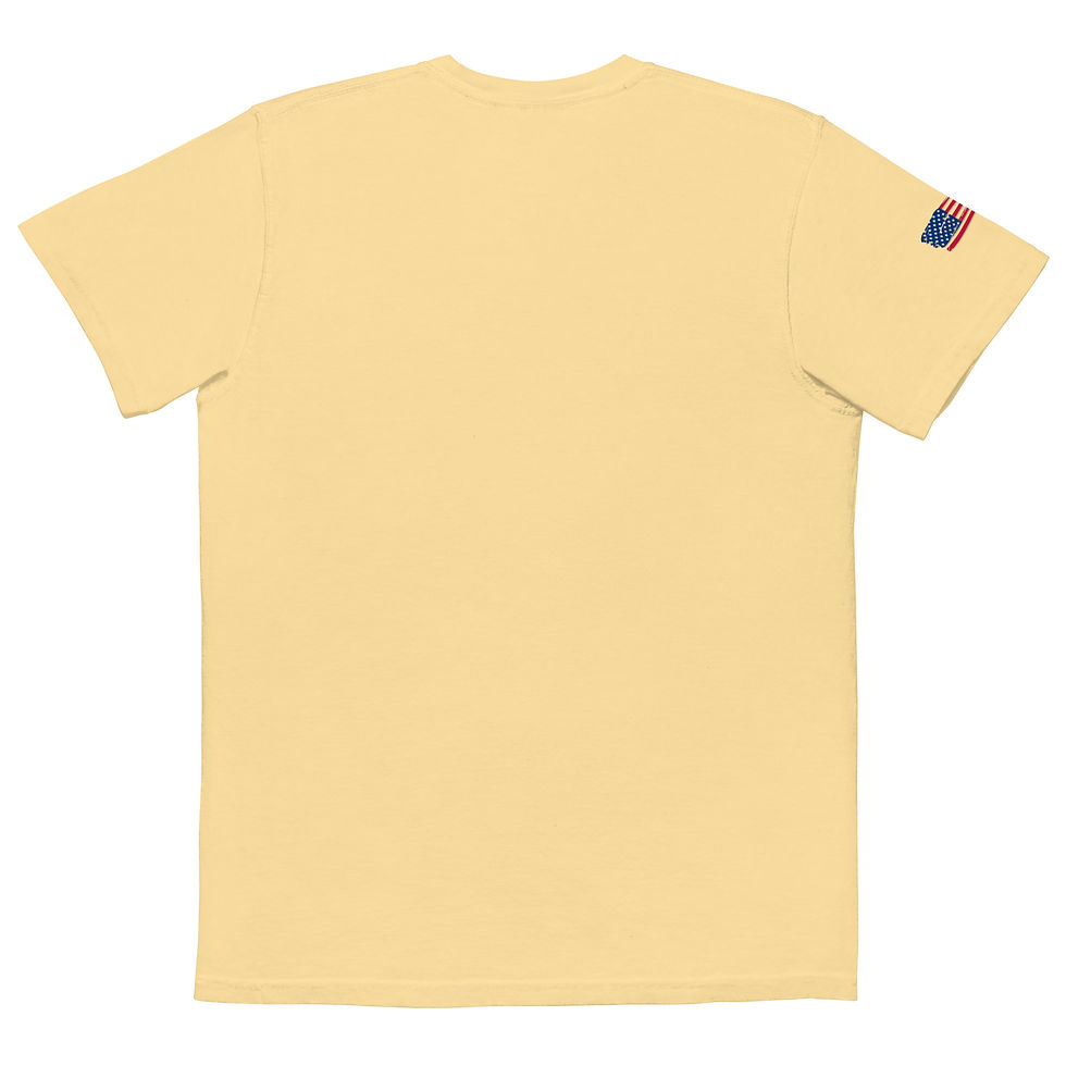 Thumbnail: Unisex garment-dyed pocket t-shirt