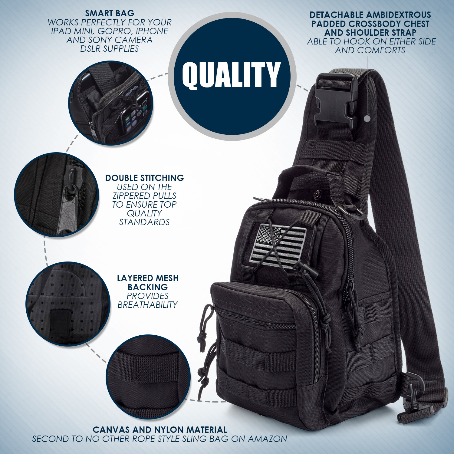 tactical sling bag