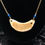 Thumbnail: Caribou Medallion Sterling Silver w/ Lapiz Necklace