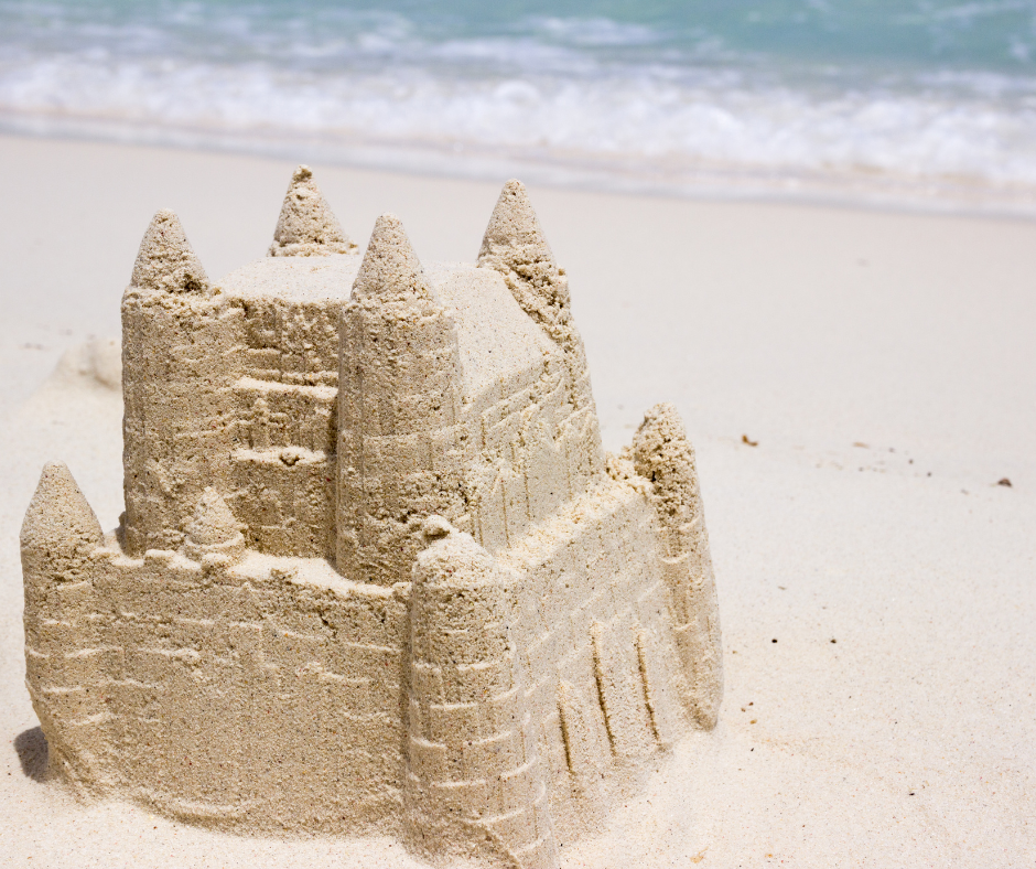 a sandcastle