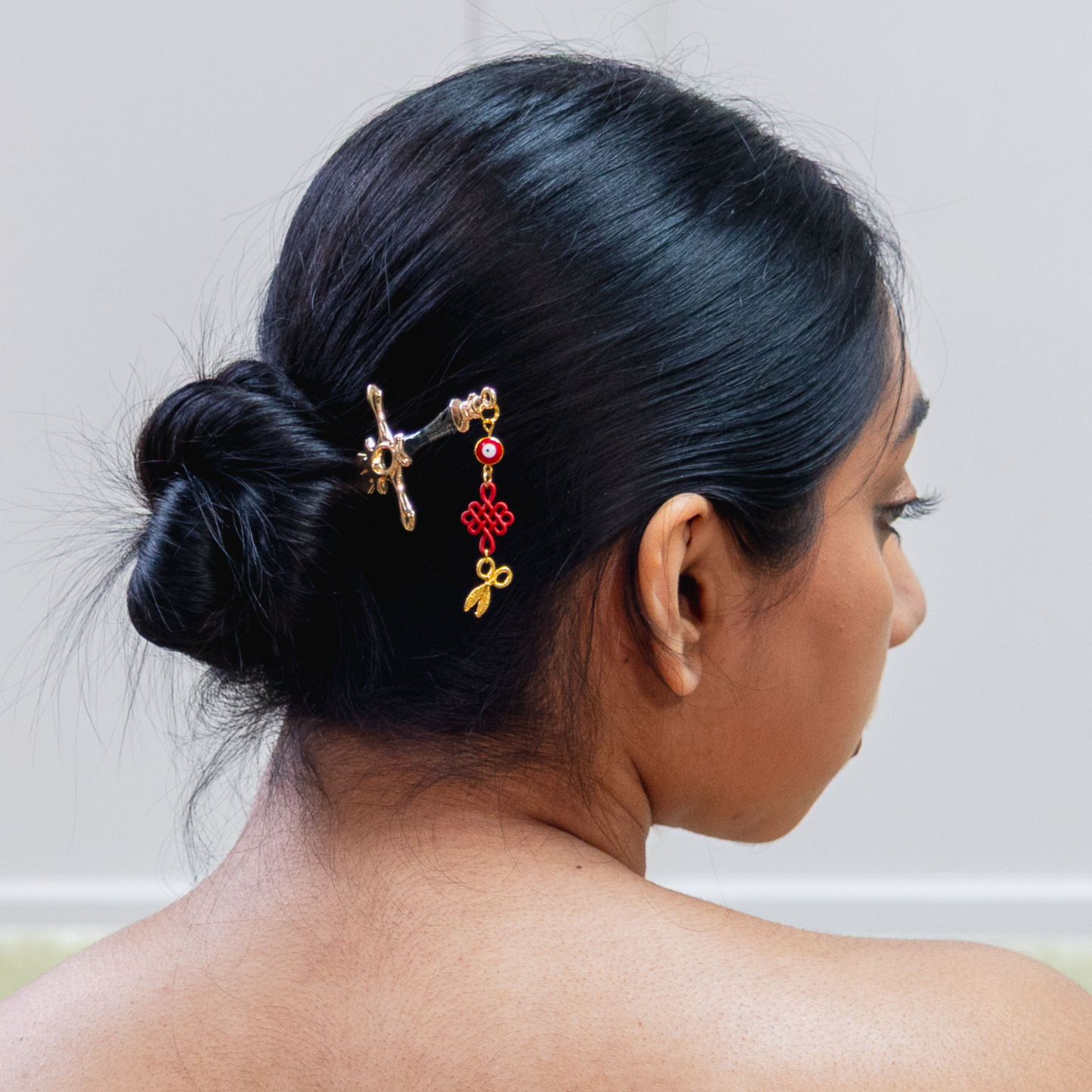 'Three Fates' | Sword Hair Stick | Gold