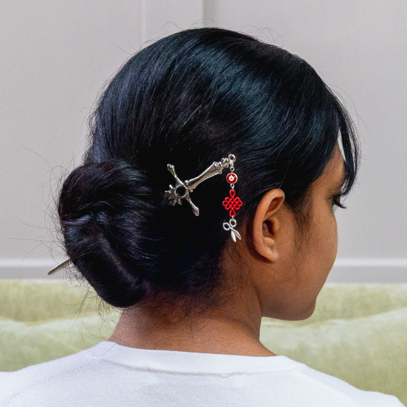 'Three Fates' | Silver | Sword Hair Stick