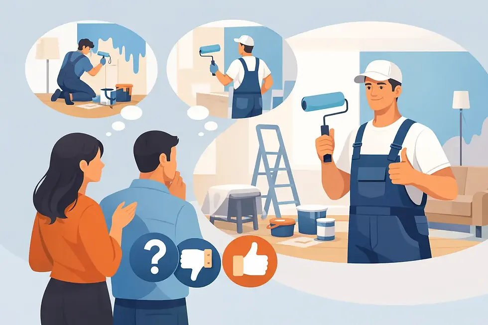 How to Choose a Painter Interior Job Right