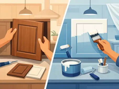 Cabinet Refacing vs Painting: Which Fits?