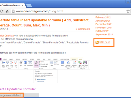 Send RSS To OneNote PC/Windows (Latest)