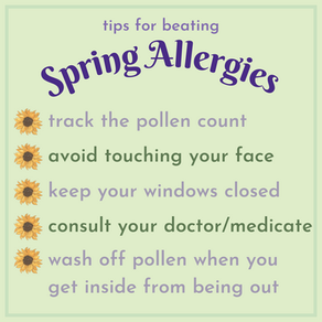 Beat Spring Allergies with these tips!