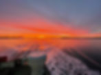 Sunset on the water
