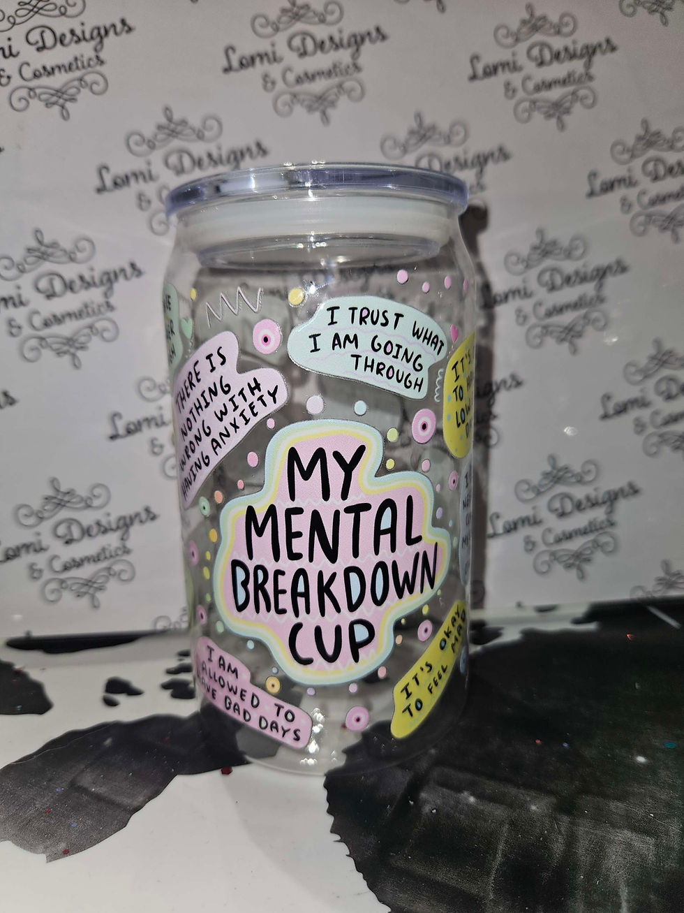 Thumbnail: My mental breakdown Plastic libbey can cup