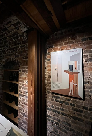 Dumbwaiter Monticello cellar
