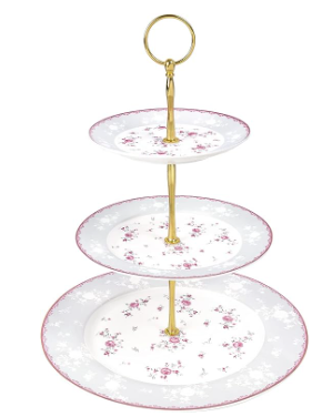 Tiered Floral Stand Decorative 