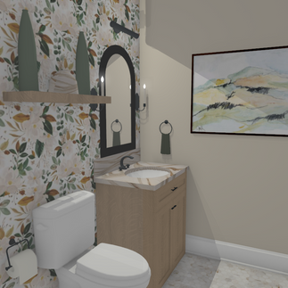 After digital renderings of a small bathroom