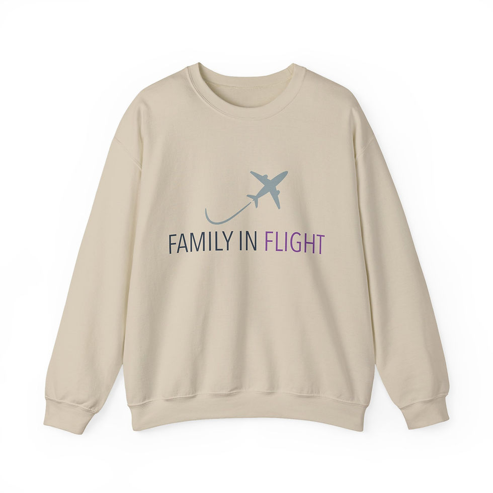 Thumbnail: Family in Flight Crewneck Sweatshirt