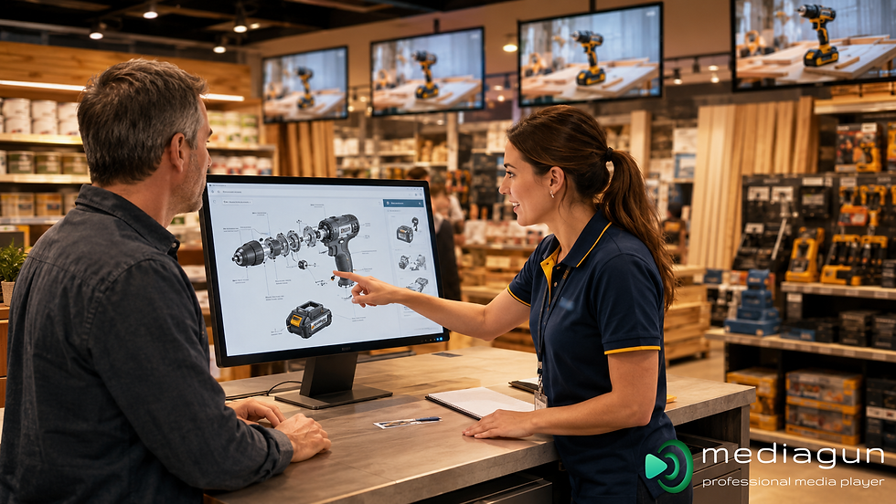 Multimedia Presentation Software for Retail & POS