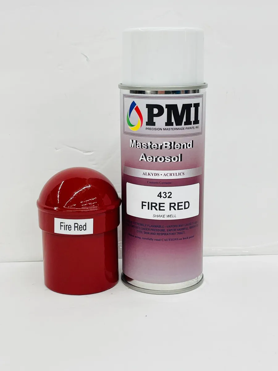 Fire Red Acrylic Enamel Paint Aerosol ClarksWholesalePaint