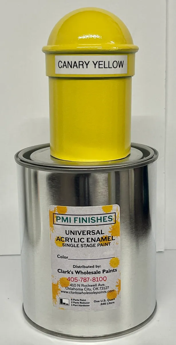 Canary Yellow Acrylic Enamel Paint Quart ClarksWholesalePaint