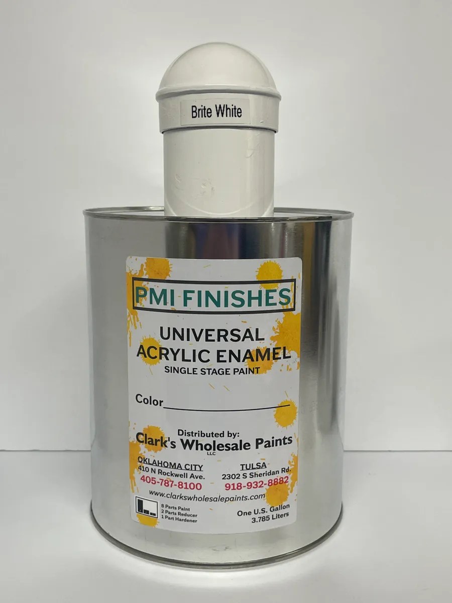 Brite White Acrylic Enamel Gallon ClarksWholesalePaint