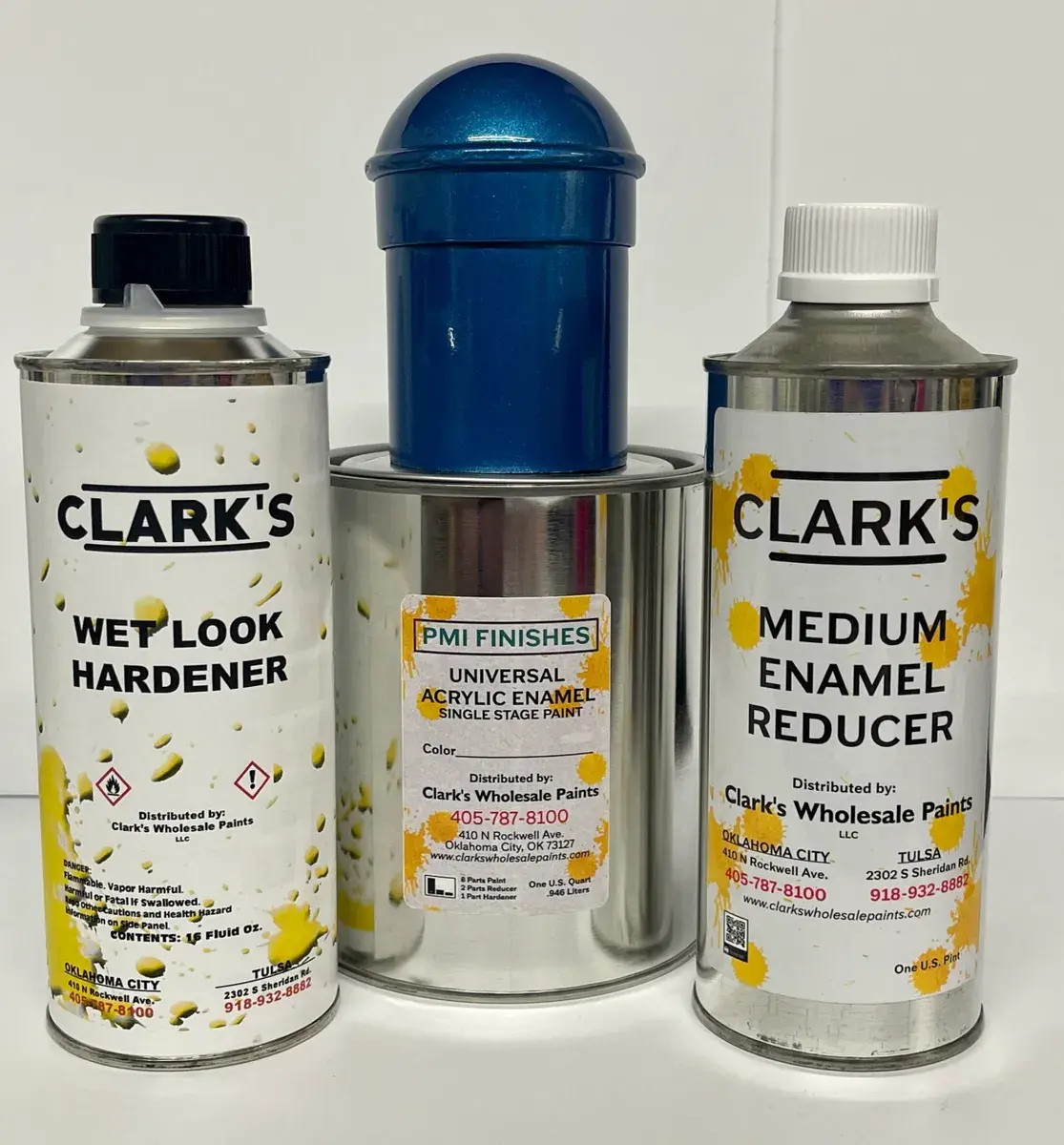 Lemans Blue Acrylic Enamel Quart Kit