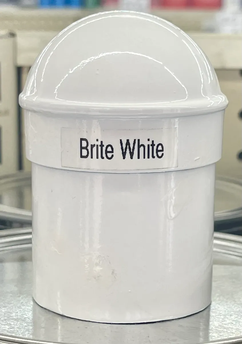 Brite White Acrylic Enamel Paint Gallon Kit ClarksWholesalePaint