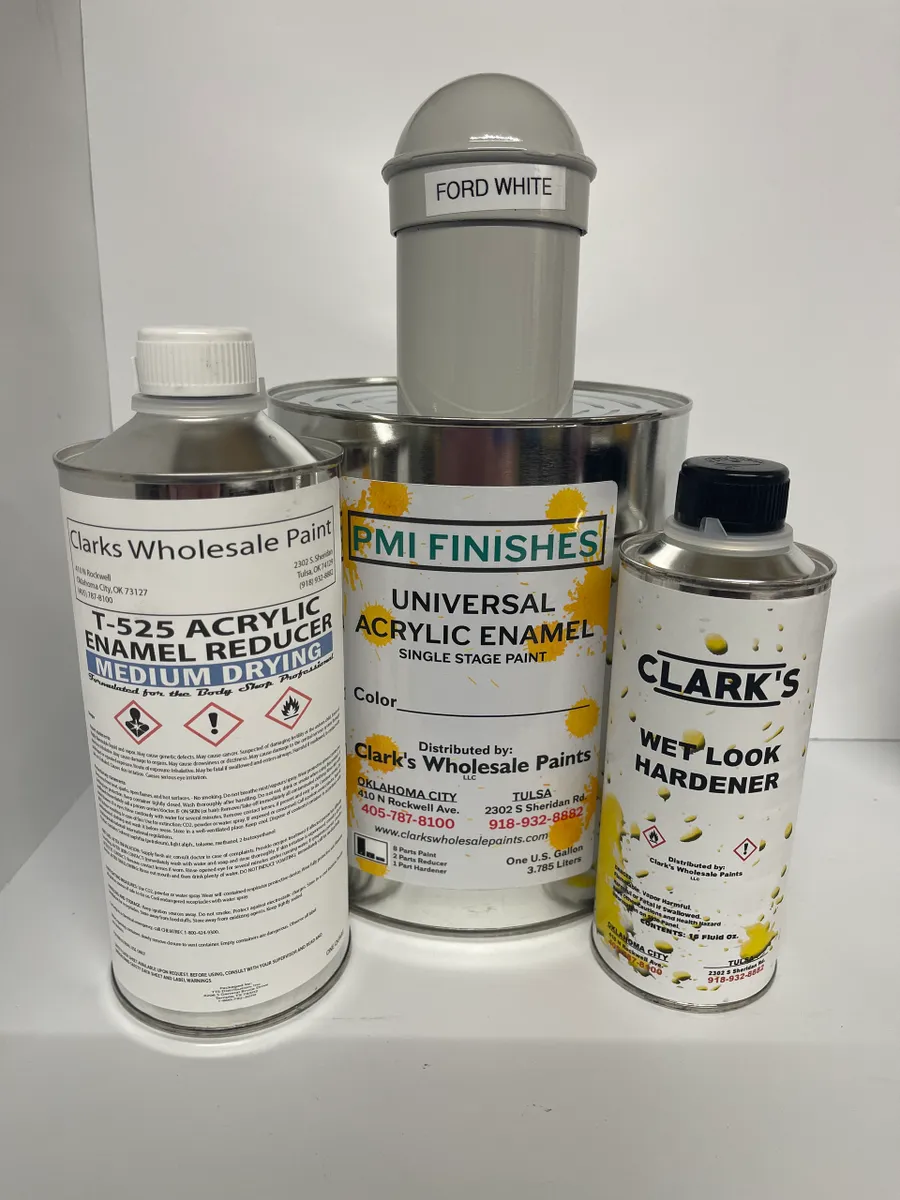 Restoration Shop - Fleet White Acrylic Enamel Auto Paint