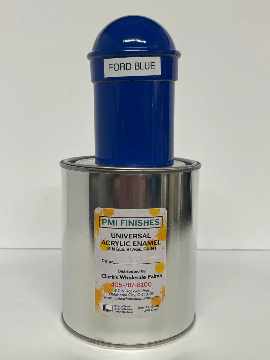 Ford Blue Acrylic Enamel Paint Quart ClarksWholesalePaint