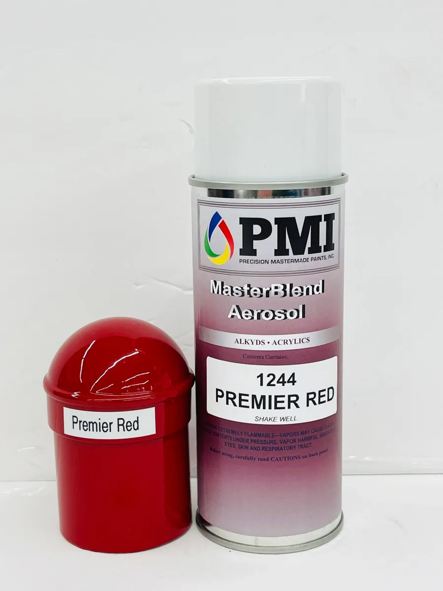 Premier Red Acrylic Enamel Paint Aerosol ClarksWholesalePaint