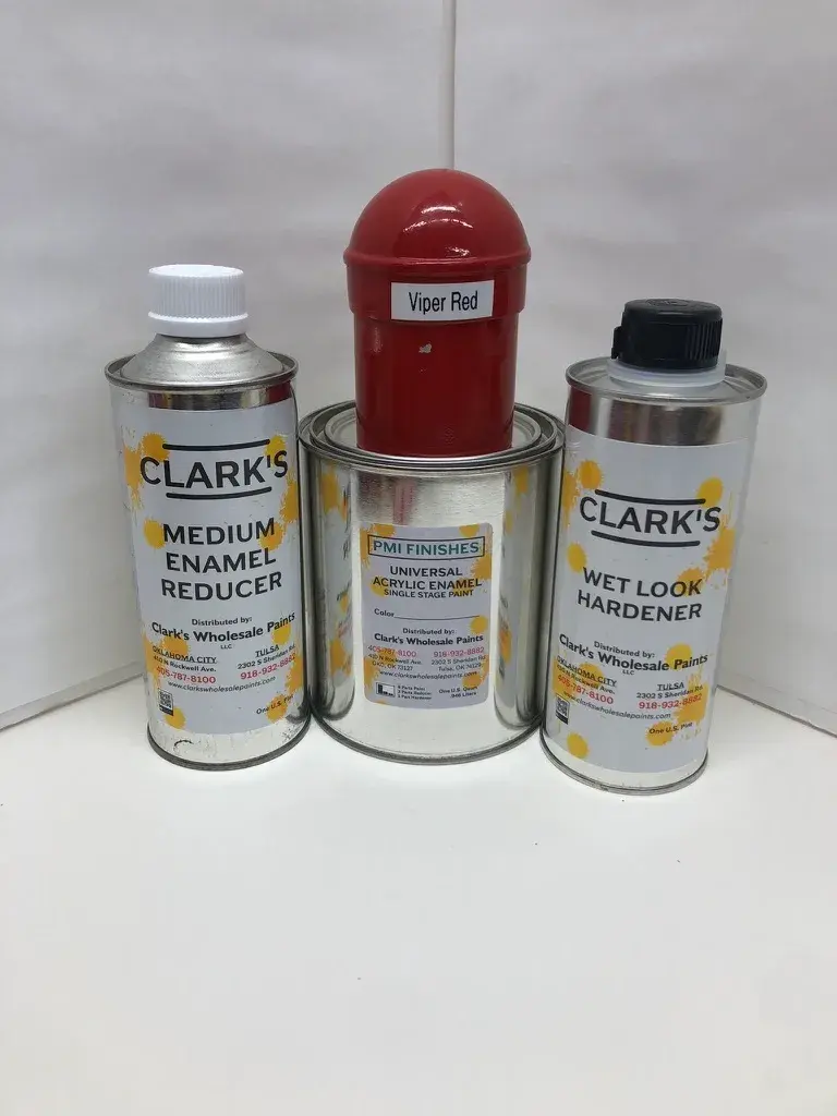 Viper Red Acrylic Enamel Paint Quart Kit