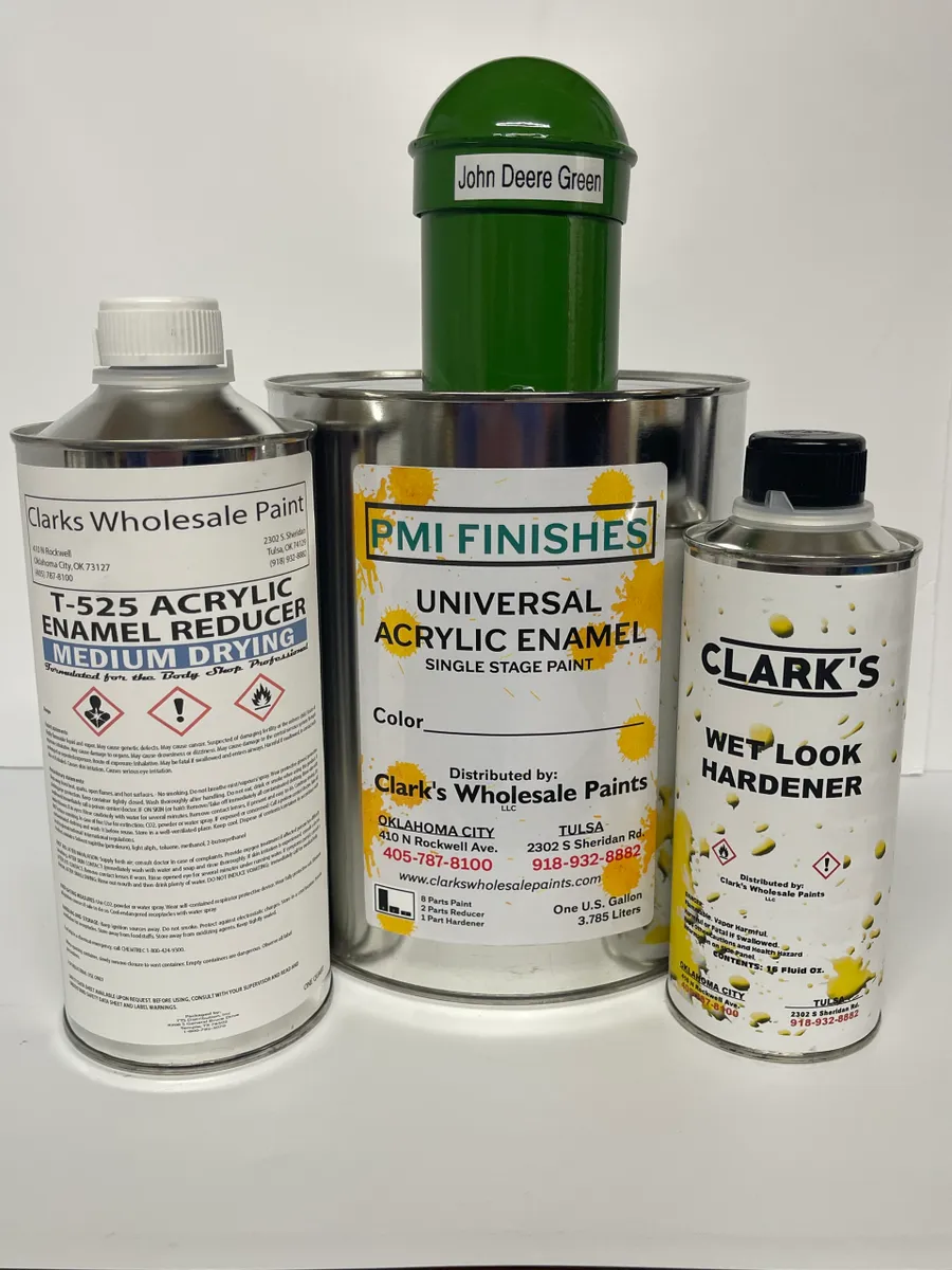 John Deere Green Acrylic Enamel Gallon Kit ClarksWholesalePaint
