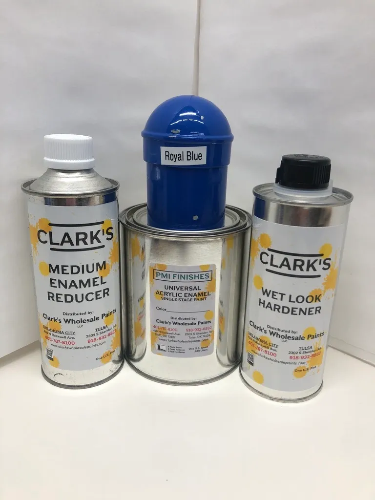 Royal Blue Acrylic Enamel Quart Kit ClarksWholesalePaint
