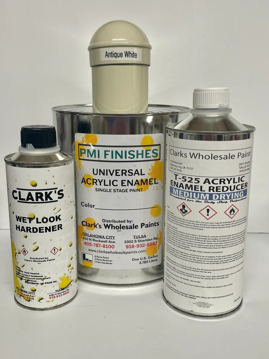 Antique White Acrylic Enamel Gallon Kit ClarksWholesalePaint