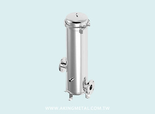7 round cartrdiger filter housing with clamp type