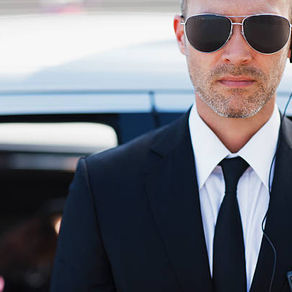 Close protection officer who is SIA licensed