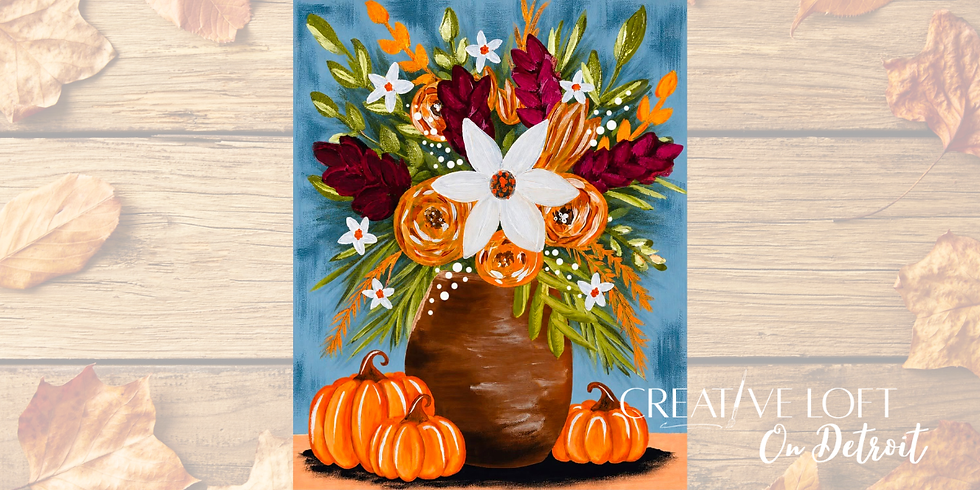 Fall Florals Paint & Sip