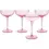 Thumbnail: Colored Coupe Glass | 7oz | Set of 4 | Rose Color