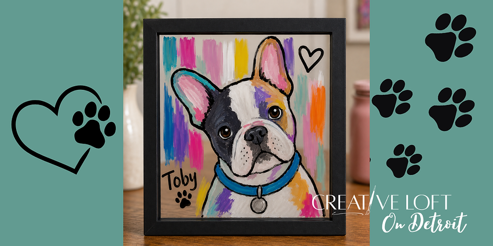 Glass Pet Portrait Workshop