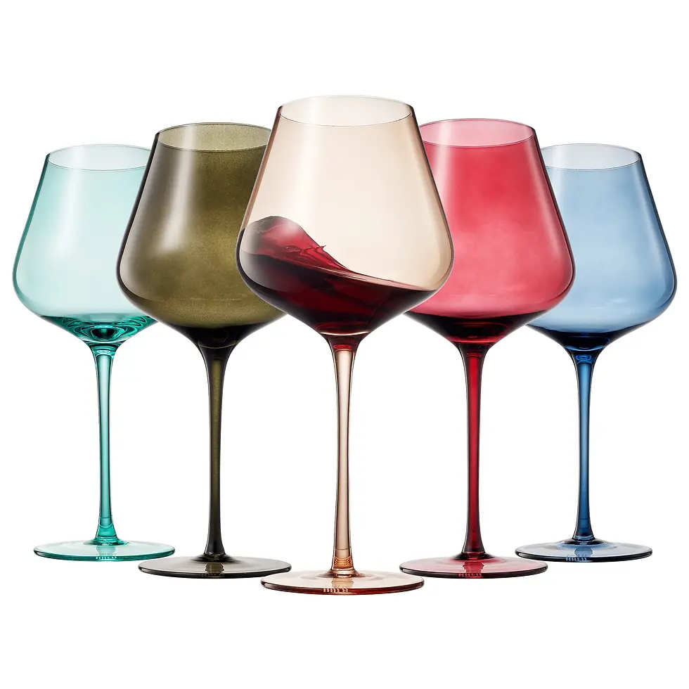 Thumbnail: Colors of Rome, Italy, City Wine Glassware | Set of 5, 20 oz